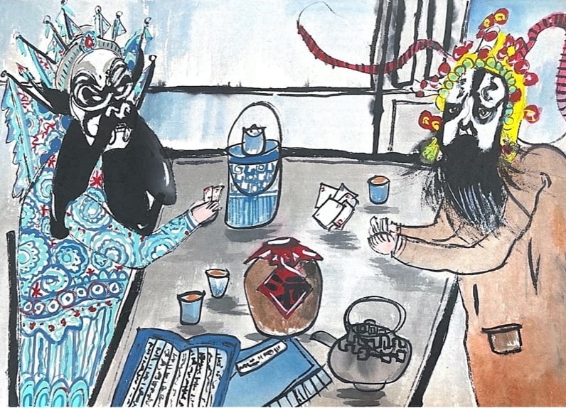 Zhong Kui and Cao Cao